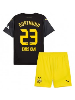 Billige Borussia Dortmund Emre Can #23 Bortedraktsett Barn 2024-25 Kortermet (+ Korte bukser)